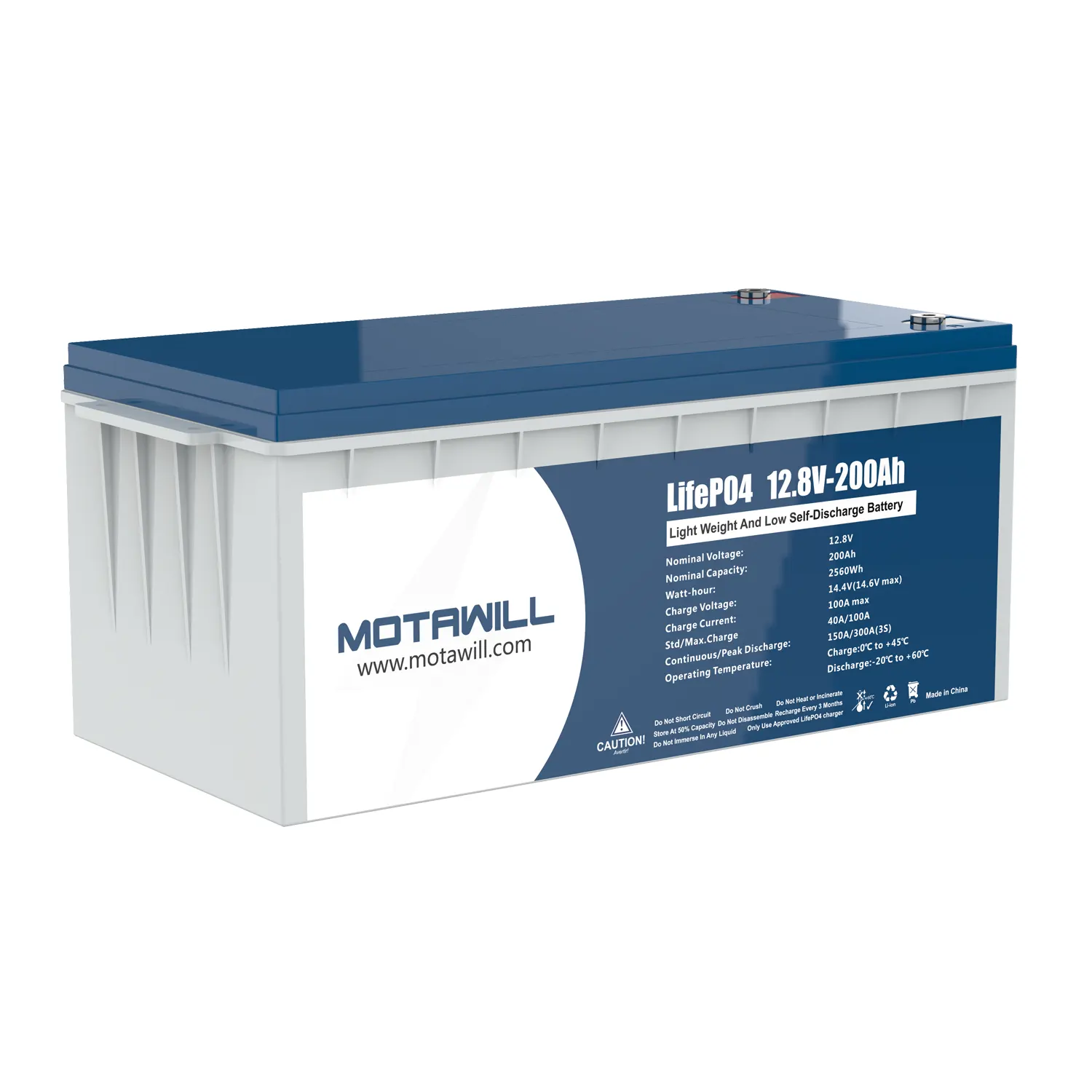 Motawill 12v 200ah lithium battery