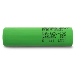 Samsung 25R 2500mAh 20A 18650 battery cell